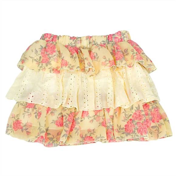 Flowers By Zoe Royal Blue Studded Pleather Skirt main image 0
